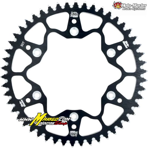 1b - Corona MX Racing 7075 KAWASAKI  KX80 - KX85  1983 - 2026  Alluminio 7075-T6 Passo 420 Motomaster  cod. 6200622 xx  Materiale ultraleggero