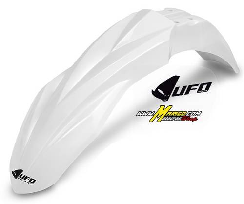 4b - Parafango anteriore KXF 250/450  2018 - 2026  BIANCO   cod. KA04748 047