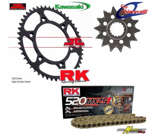 KXF  250 2006 - 2026 CORONA JT ACCIAIO - PIGNONE CHIARAVALLI - CATENA RK MXZ5