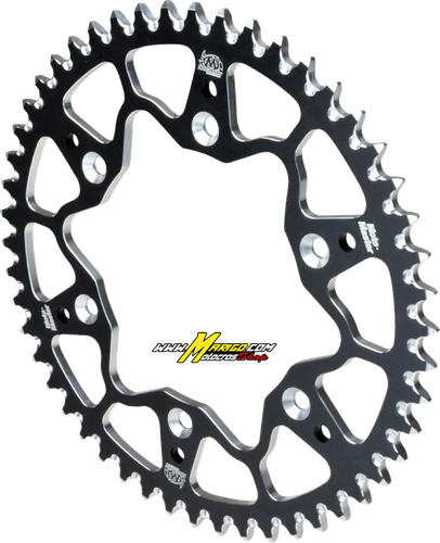 1b - Corona 7075 Racing MX Motomaster KTM 50 2014 - 2026 NERA  Alluminio 7075-T6   passo 415