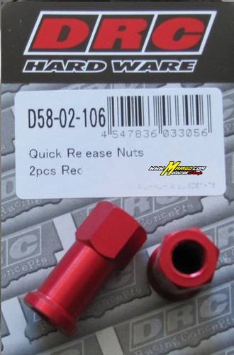 1a - DADO  DRC - FERMA CERCHIONE  colore ROSSO  cod. D58-02-106