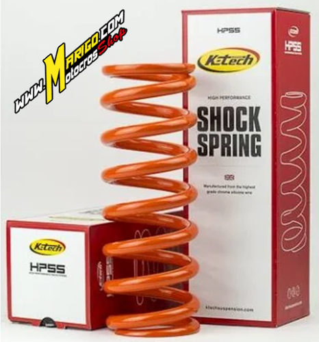 MOLLA MONOAMMORTIZZATORE HONDA CRF450 2017/2026 K-TECH per SHOWA colore Rosso cod. KR66250.