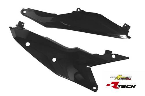 140 - TABELLE LATERALI PORTANUMERO  KTM 2023/2024   NERO  cod.  R-FIKTMNR0023