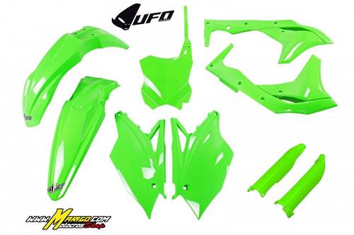 1a - full kit Kawasaki KXF 250 2018-2020  cod. KAKIT225F AFLU ( VERDE FLUO )