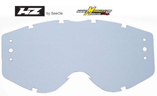 3a - Lente di ricambio ROLL-OFF fumè compatibile per occhiale/maschera Progrip 3303 Vista (Cod. SE-41C118-HZ)