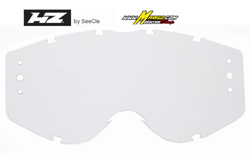 3a - Lente di ricambio ROLL-OFF trasparente compatibile per occhiale/maschera Progrip 3303 Vista (Cod. SE-41C117-HZ)