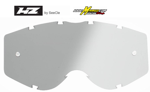 3a - Lente di ricambio argento specchiato compatibile per occhiale/maschera Progrip 3303 Vista (Cod. SE-41C123-HZ)