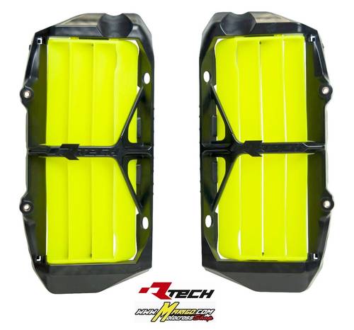 153 - GRIGLIE RADIATORE RINFORZATE MAGGIORATE  GIALLO NEON  cod. R-GRKTMGF0019