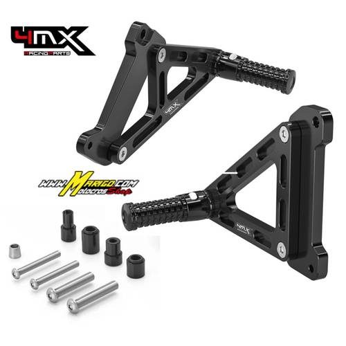 Kit pedane passeggero 4MX KTM SX/SXF 23-25 ​​EXC/EXC-F 24-25  cod. 4MX-FPP01-BK