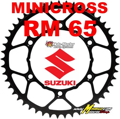 1d - CORONA ACCIAIO MOTOMASTER SUZUKI RM65cc   MINICROSS   passo 420