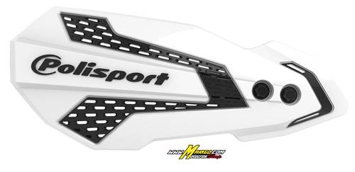 Paramani MX FLOW bianco/nero HONDA  CR 125/250  2002 - 2007 CRF 250 2004 - 2025 CRF 450 2009 - 2020 cod. P8308200020