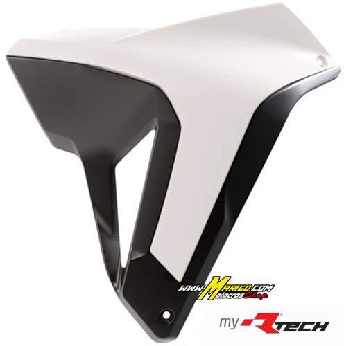 4b - CONVOGLIATORI  HONDA TRANSALP 750 2023 - 2025  BIANCO-NERO     cod. R-CVALPBNNR24