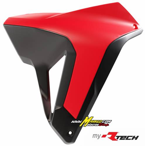 4b - CONVOGLIATORI  HONDA TRANSALP 750 2023 - 2025  ROSSO-NERO	     cod. R-CVALPRSNR24