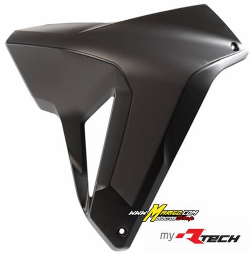 4b - CONVOGLIATORI  HONDA TRANSALP 750 2023 - 2025  NERO     cod. R-CVALPNR0024
