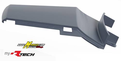 4e - PARAFANGO POSTERIORE   HONDA TRANSALP 750  2023 - 2025  GRIGIO CHIARO   cod. R-PPALPGR0024