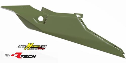 4d - TABELLE LATERALI   HONDA TRANSALP 750  2023 - 2025  VERDE MILITARE   cod. R-FILPALPVN24