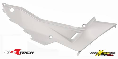 4c - TABELLE LATERALI CENTRALI  HONDA TRANSALP 750  2023 - 2025  BIANCO  cod. R-FILCALPBN24