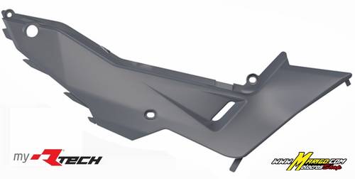 4c - TABELLE LATERALI CENTRALI  HONDA TRANSALP 750  2023 - 2025  GRIGIO CHIARO  cod. R-FILCALPGR24