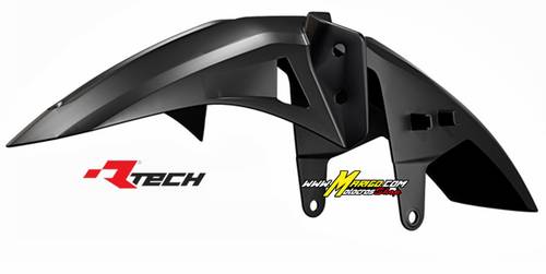 2 - PARAFANGO ANTERIORE BASSO  NERO  HONDA	TRANSALP	750	2023 - 2025  cod. R-PAT7NR00L24
