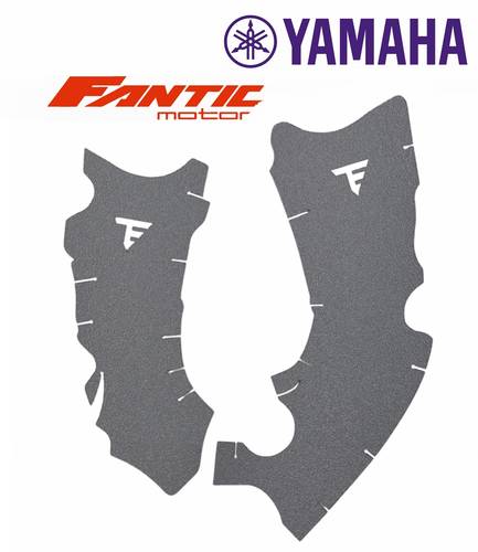 1c - TVE Frame grip grigio FANTIC  XEF 250 2021 - 2026 # XXF 250/450  2022 - 2026  YAMAHA 4T YZ 250 F - YZ 450 F 2019 - 2026  cod. TVE0009
