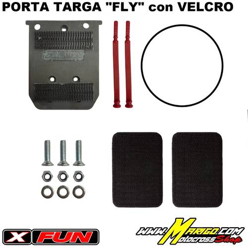 Portatarga XFUN FLY con Velcro    -    PRTPVL0001