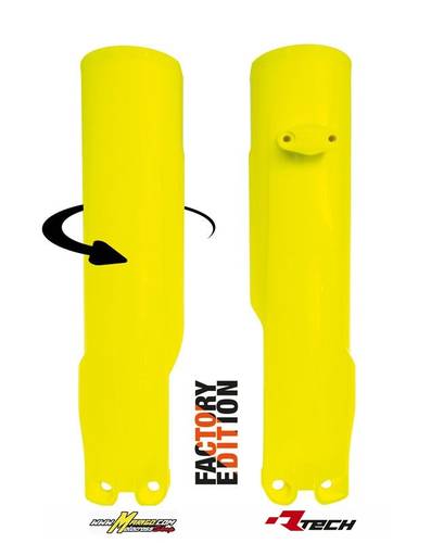 152 - Parasteli Factory avvolgenti, con una più ampia superficie di protezione rispetto agli originali.  GIALLO FLUO  cod. R-PSKTMGF0093