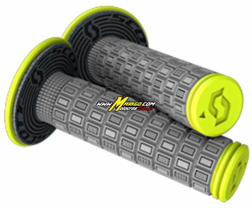 Manopole SCOTT Mellow + donut - grey/neon yellow cod. 269305