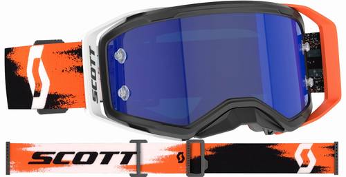 Maschera SCOTT Prospect 2.0 AMP chrome Montatura:  black/neon orange  Lente:  blue chrome works  ID prodotto:  4214785039349