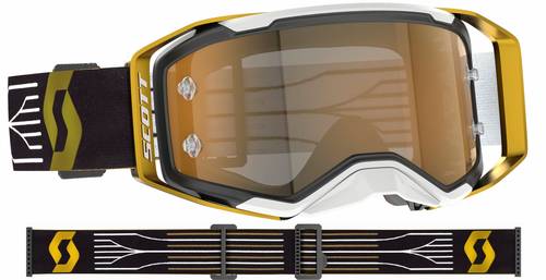 Maschera SCOTT Prospect 2.0 AMP chrome Montatura:  black/gold  Lente:  gold chrome works  ID prodotto:  4214781236324