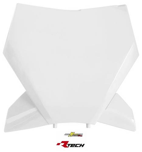 150 - TABELLA ANTERIORE  KTM 2023/2025   BIANCO  cod.  R-TBKTMBN0023