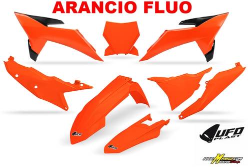 2 - KIT KTM SX - SX-F 125 / 450 2025 - 2026  cod. KTKIT532 FFLU  ( ARANCIO FLUO )